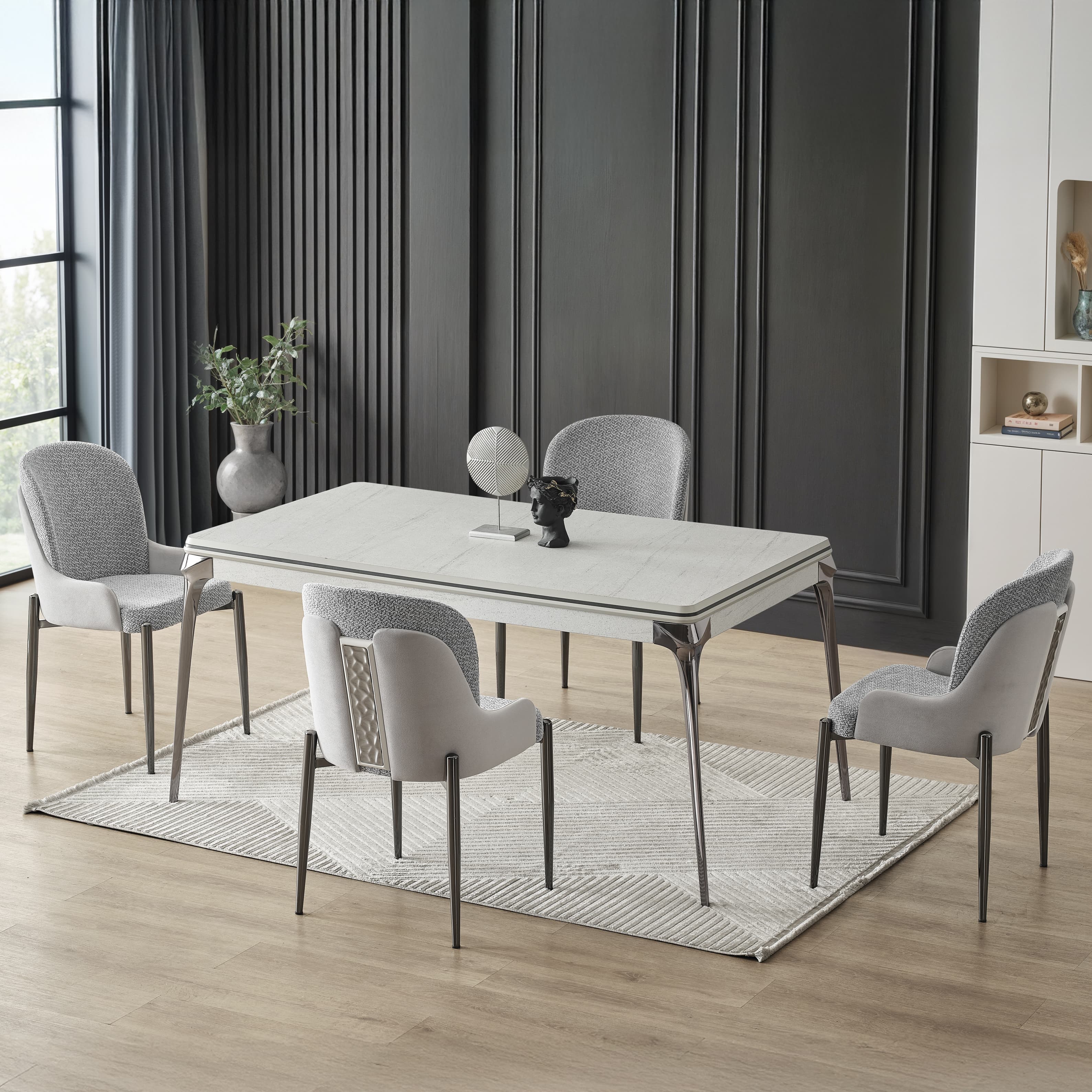 Elvin Esszimmersitzgruppe (6'er Set)