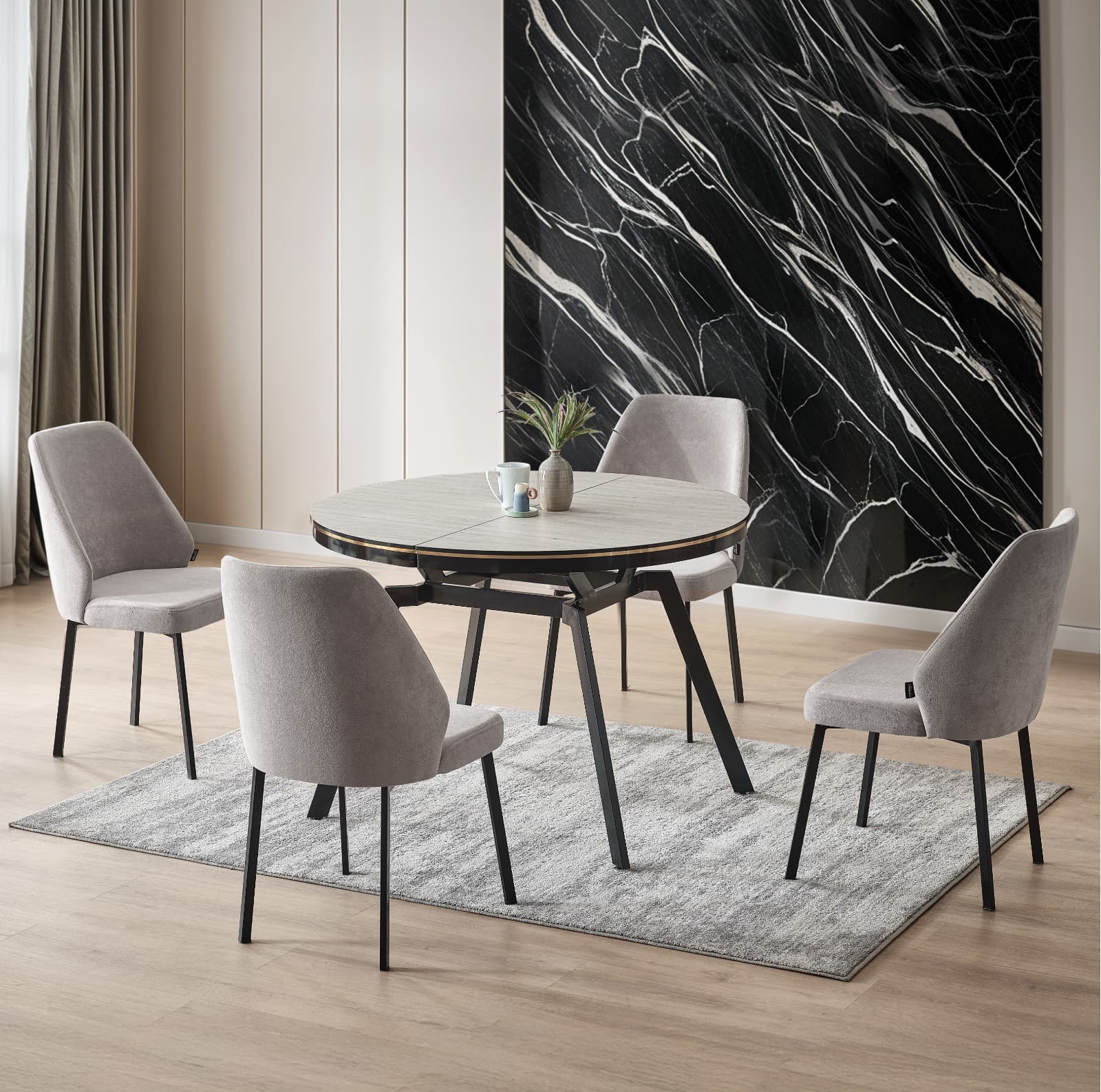 Duha Esszimmersitzgruppe (6'er Set)