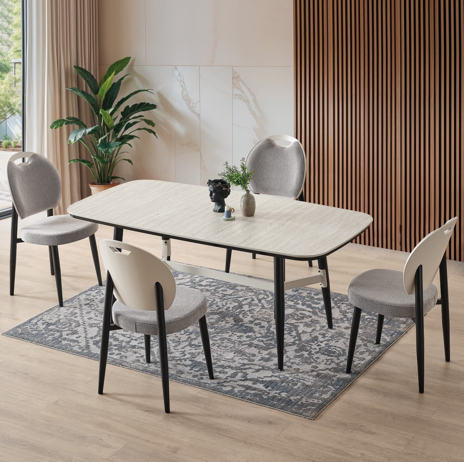 Zümra Esszimmersitzgruppe (4'er Set)
