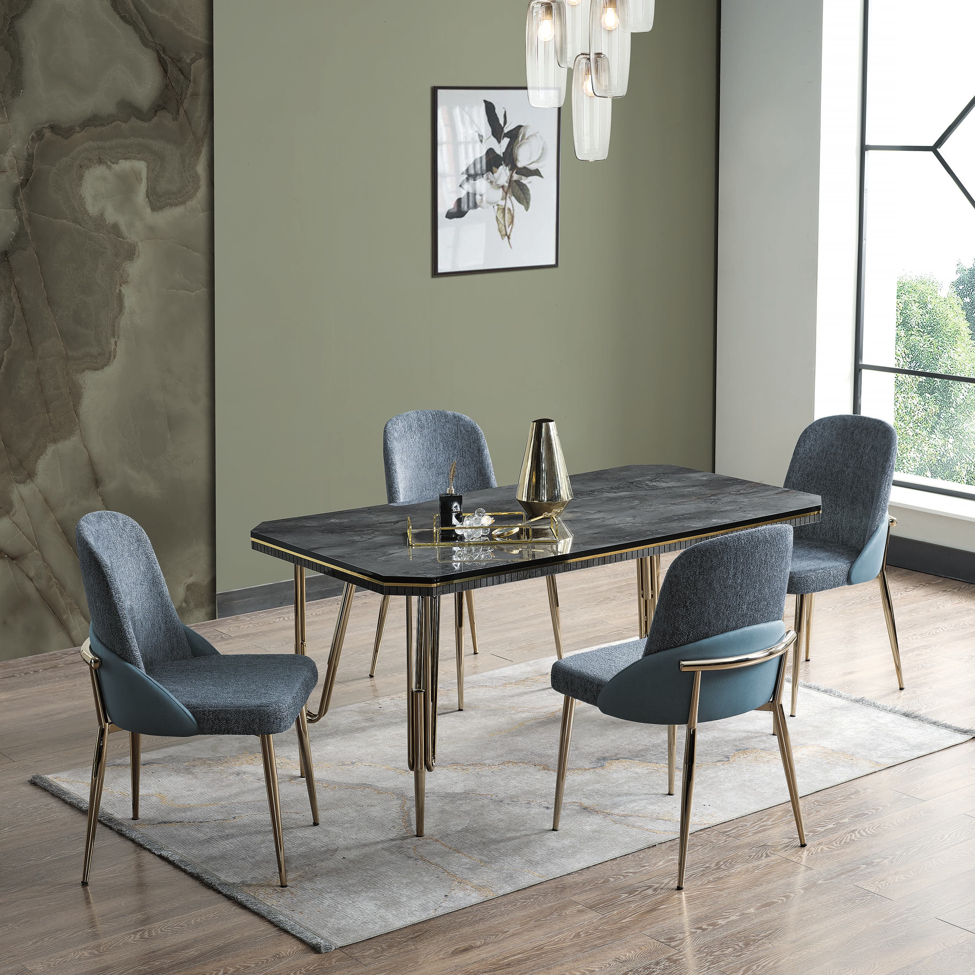 Derin Esszimmersitzgruppe (6'er Set)