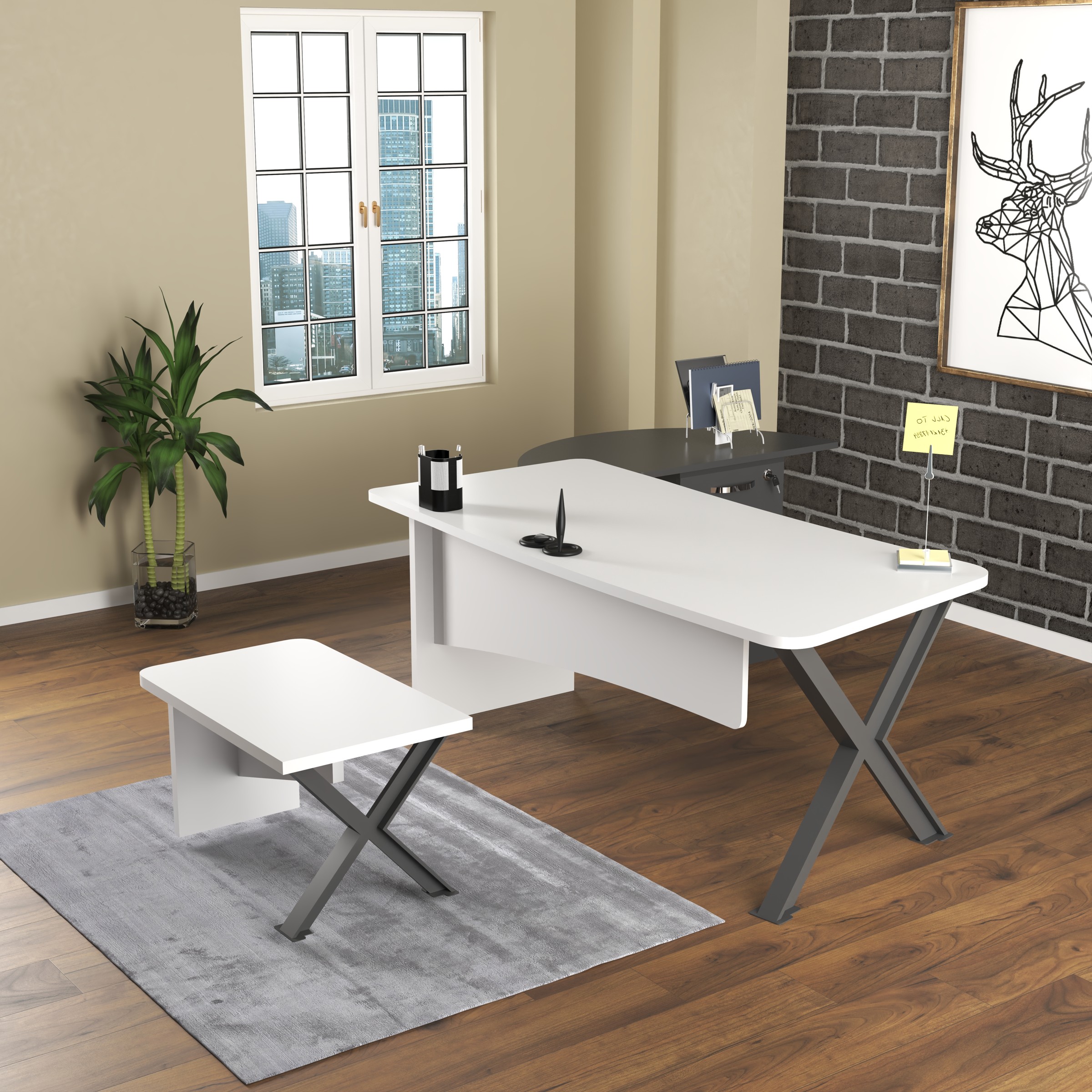 X3 Büro-Set 3-teilig