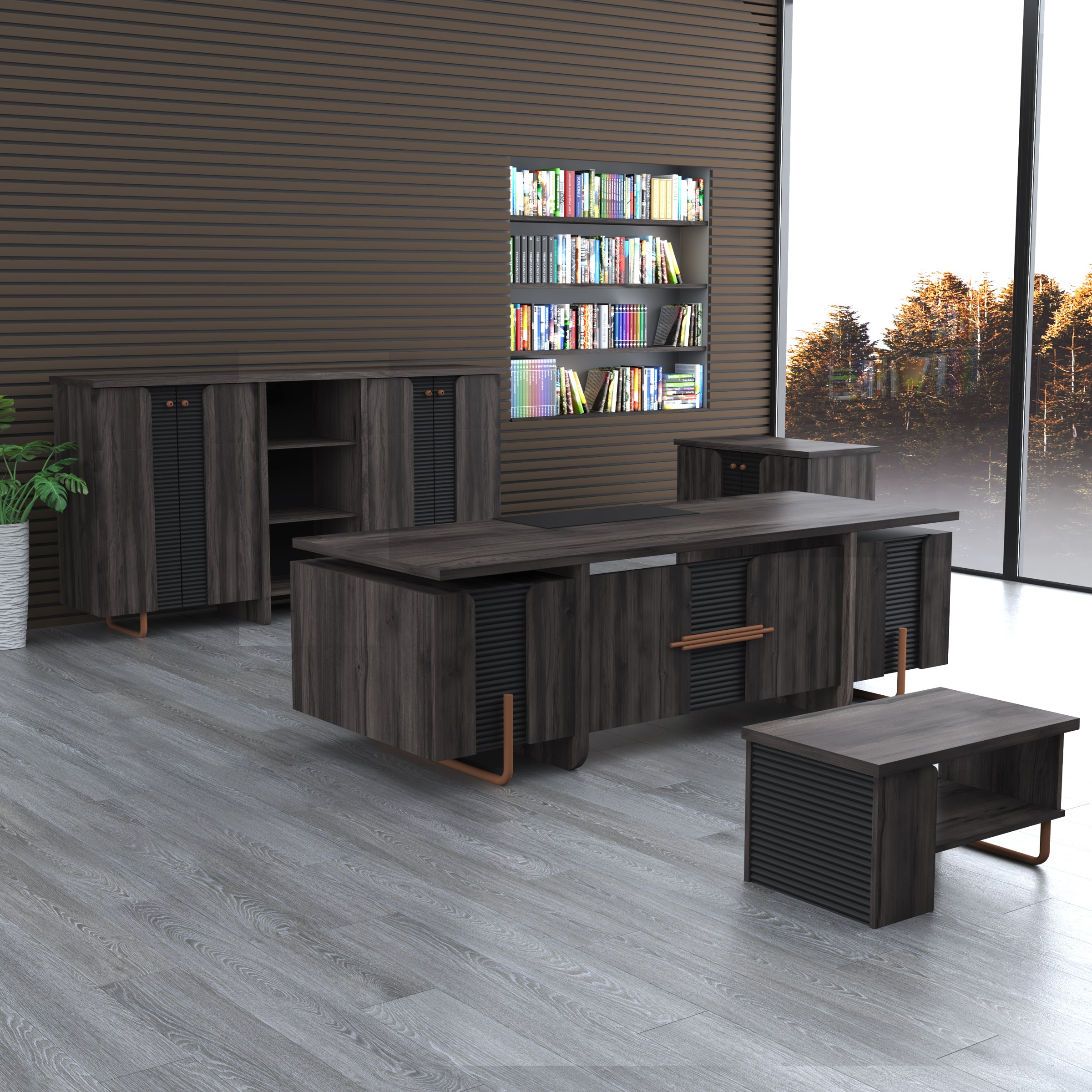 Troya Ristretto Büro-Set 4-teilig