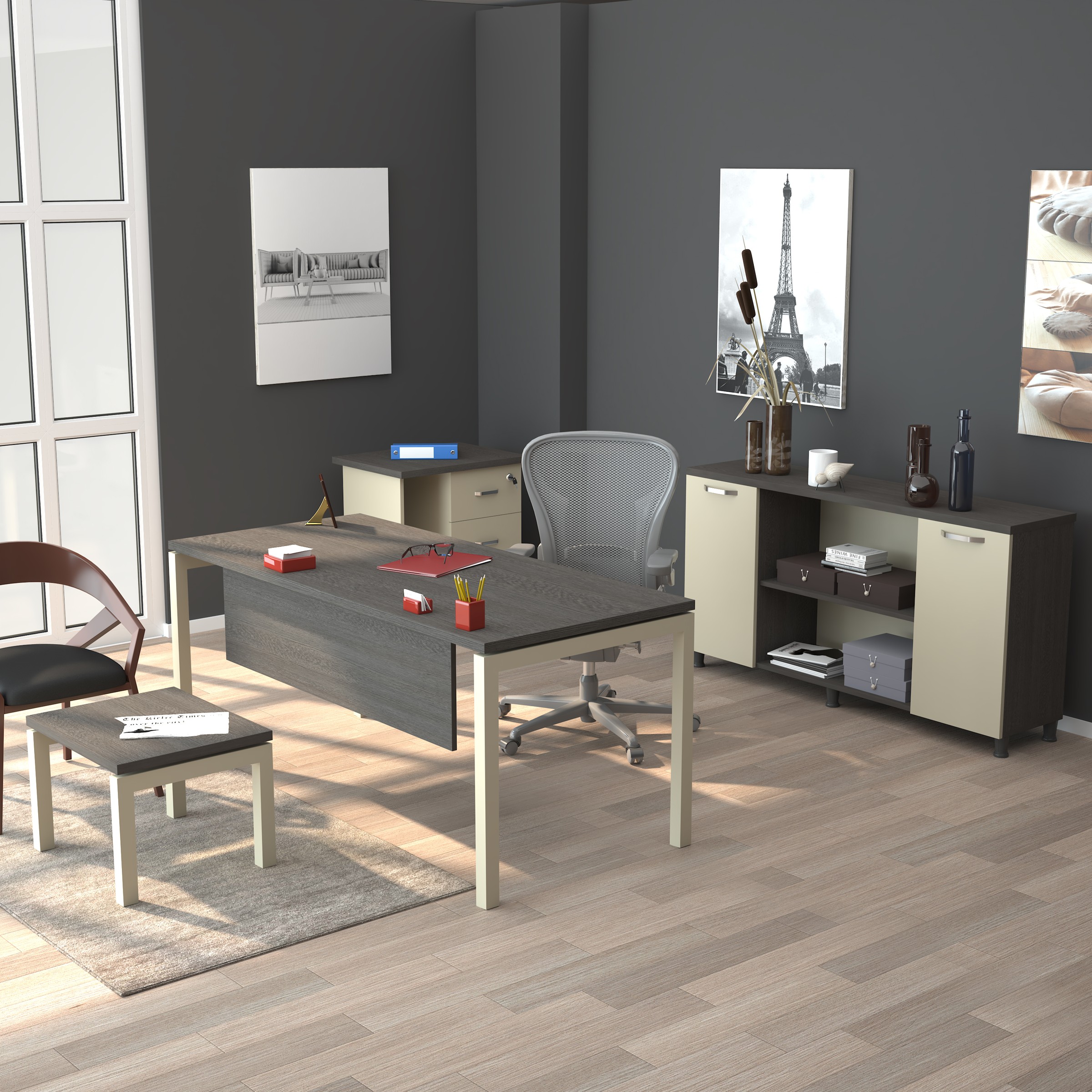 Ares Büro-Set 4-teilig