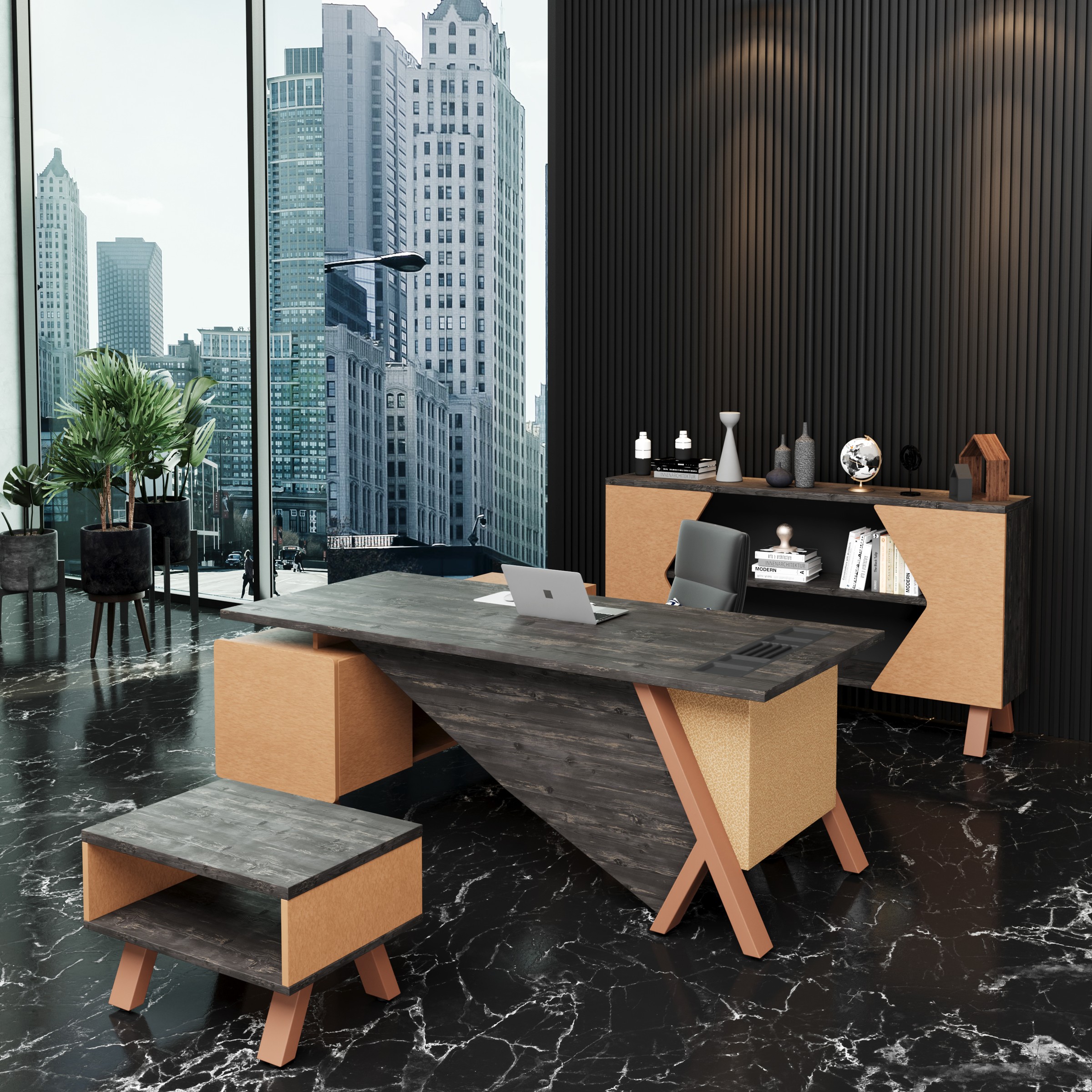 Mah-Y Büro-Set 3-teilig