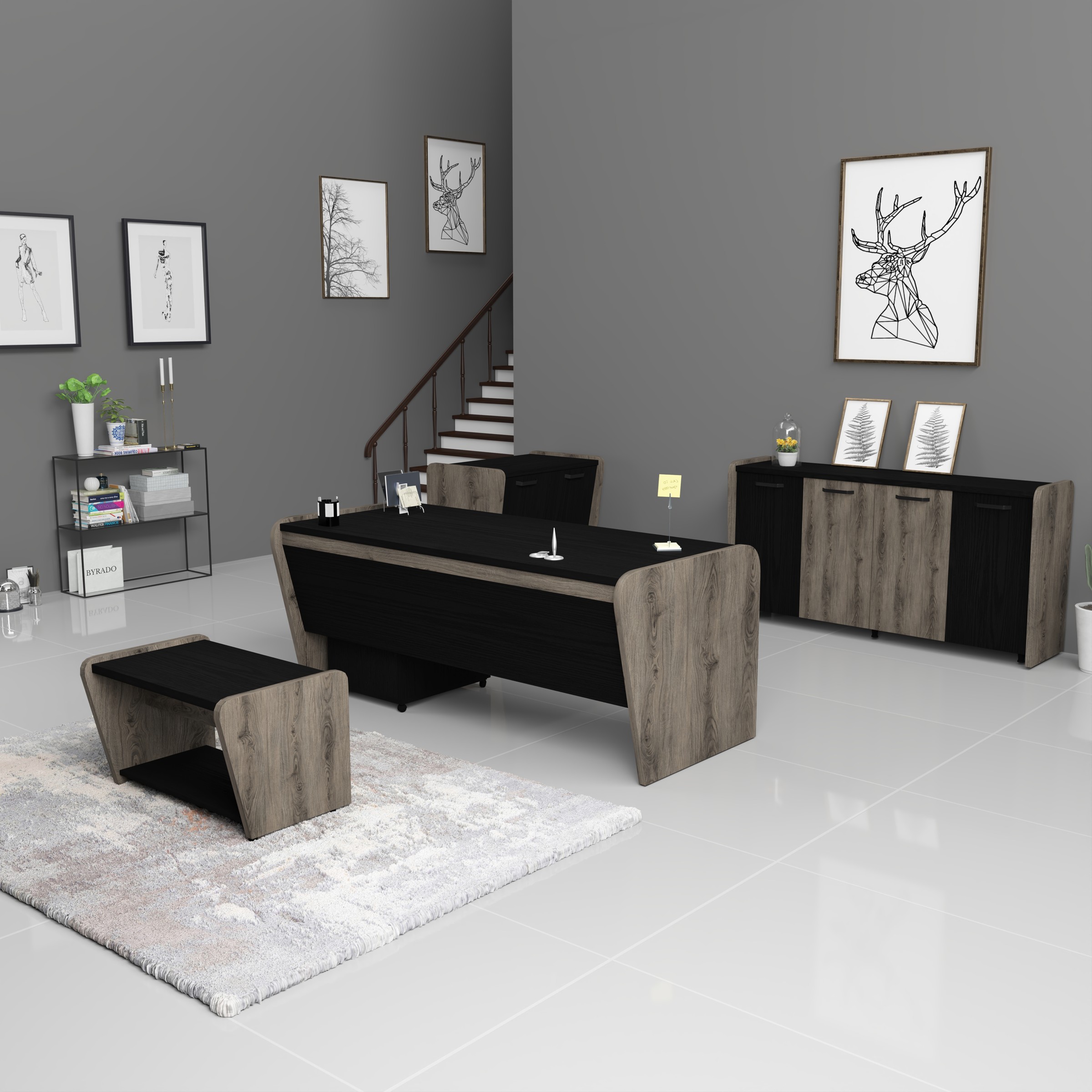 Yakamoz Büro-Set 3-teilig